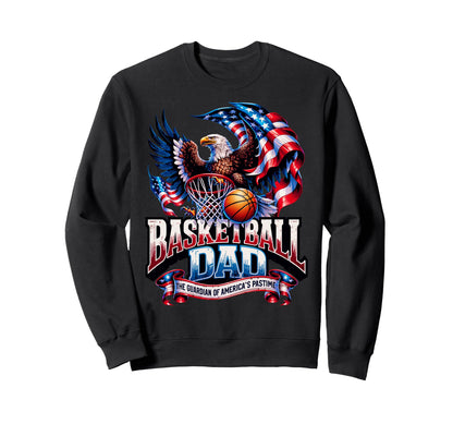 American Flag Basketball Sweatshirt - Fun Novelty Design Men Women - T-Shirt, Sweatshirt, Hoodie