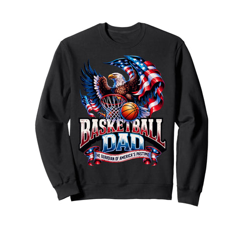 American Flag Basketball Sweatshirt - Fun Novelty Design Men Women - T-Shirt, Sweatshirt, Hoodie