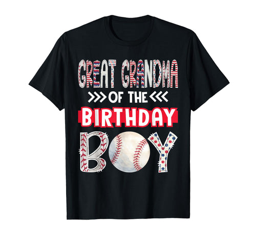 Great Grandma Birthday Baseball Family T-Shirt - Trendy Graphic Unisex - T-Shirt, Sweatshirt, Hoodie