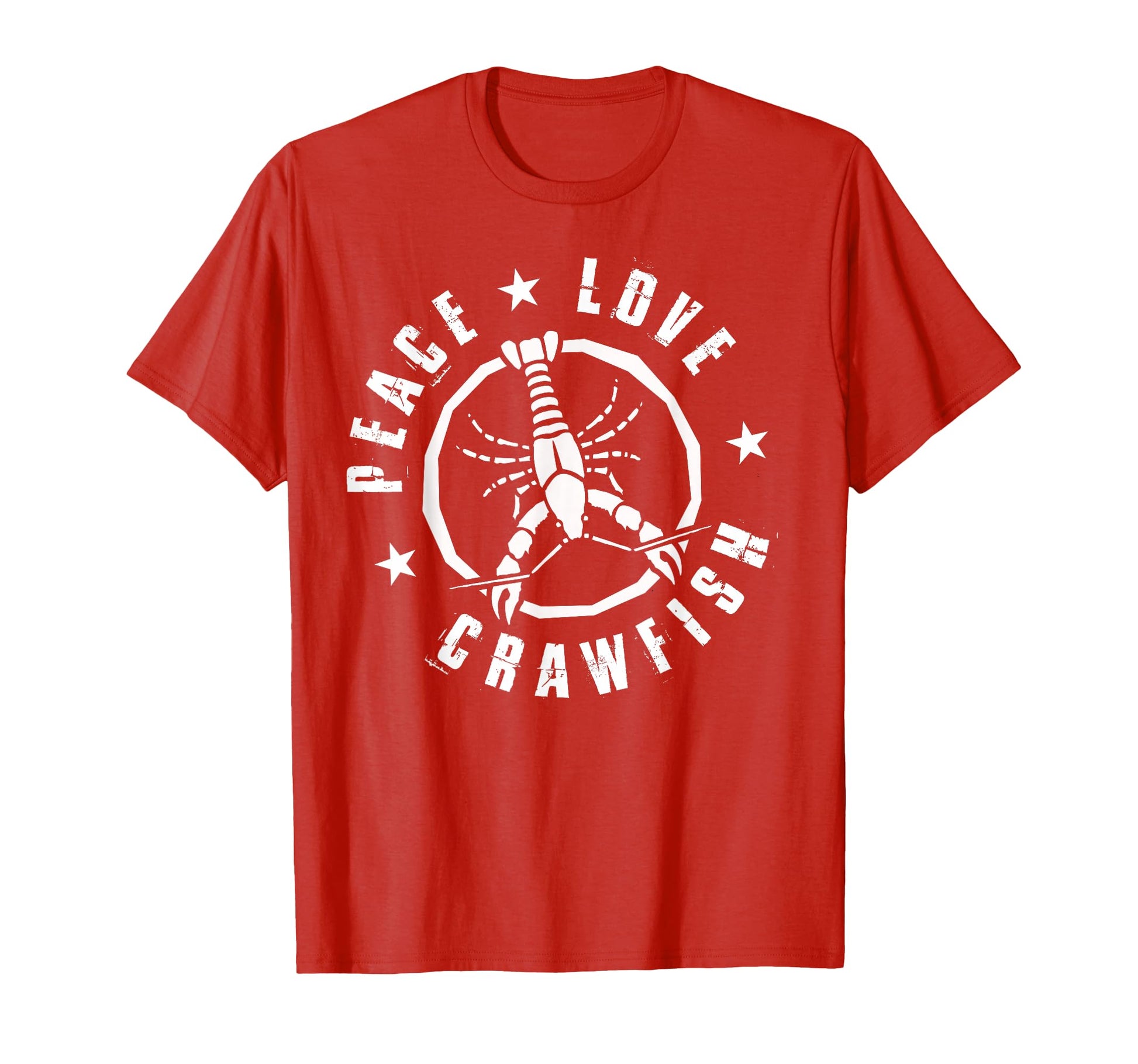 Funny Crawfish Boil Peace Love Crayfish T-Shirt - Graphic Print Men Women - T-Shirt, Sweatshirt, Hoodie