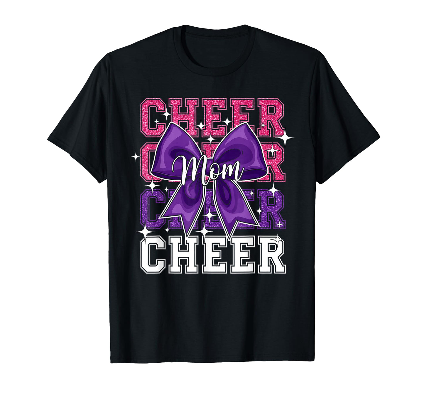 Cheer Mom Funny Mothers Day T-Shirt - Aesthetic Graphic for Adults - T-Shirt, Sweatshirt, Hoodie