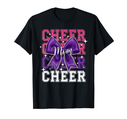 Cheer Mom Funny Mothers Day T-Shirt - Aesthetic Graphic for Adults - T-Shirt, Sweatshirt, Hoodie