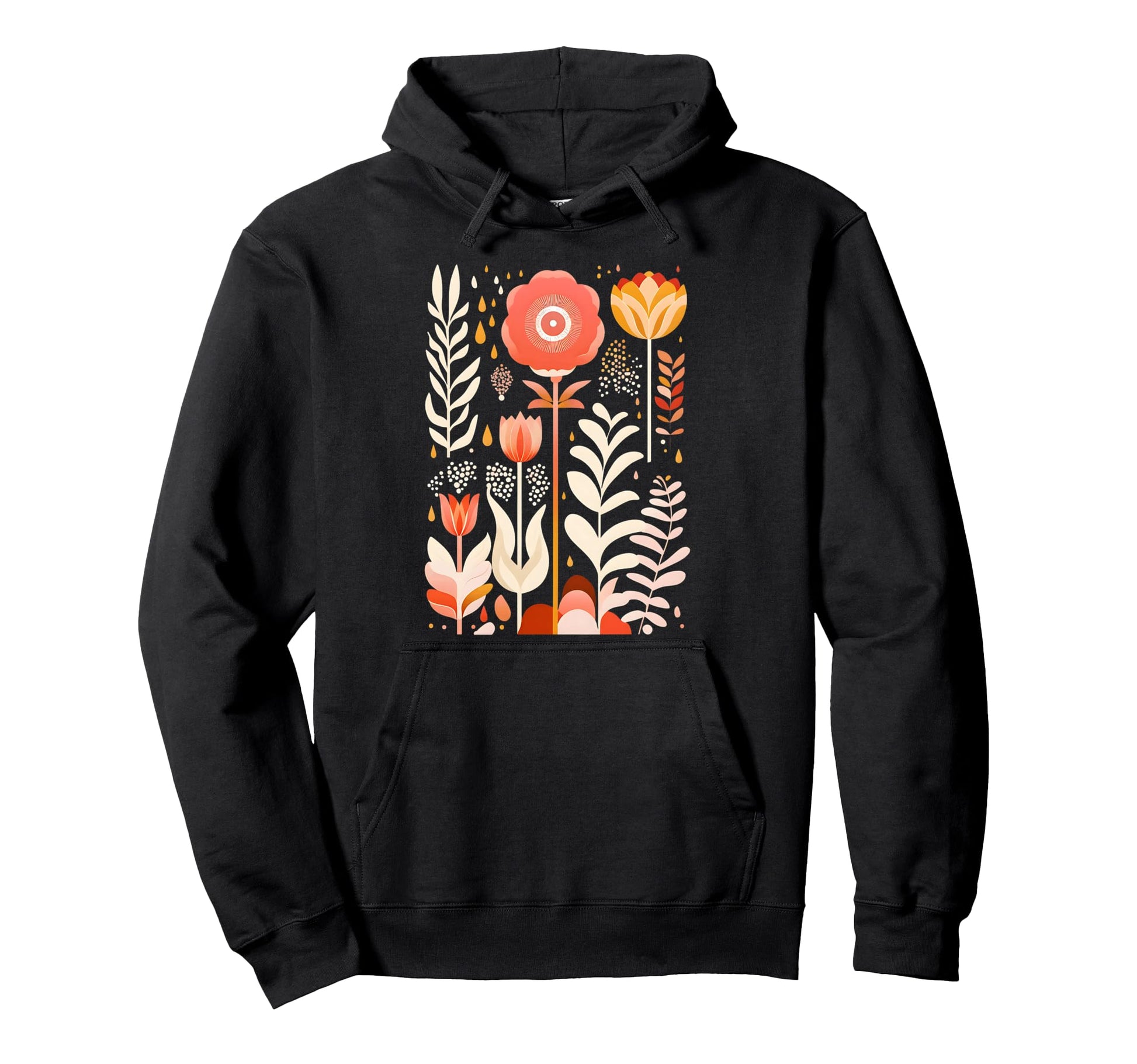 Wildflower Flower Floral Wild Boho Hoodie - Minimalist Print Unisex - T-Shirt, Sweatshirt, Hoodie
