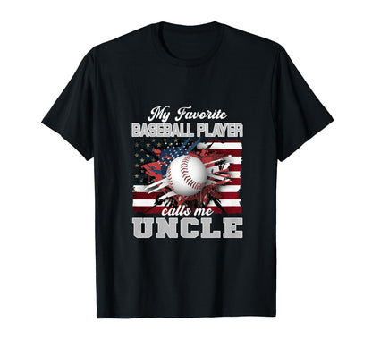 My Favorite Baseball Player Calls Me T-Shirt - Graphic Print for Adults - T-Shirt, Sweatshirt, Hoodie