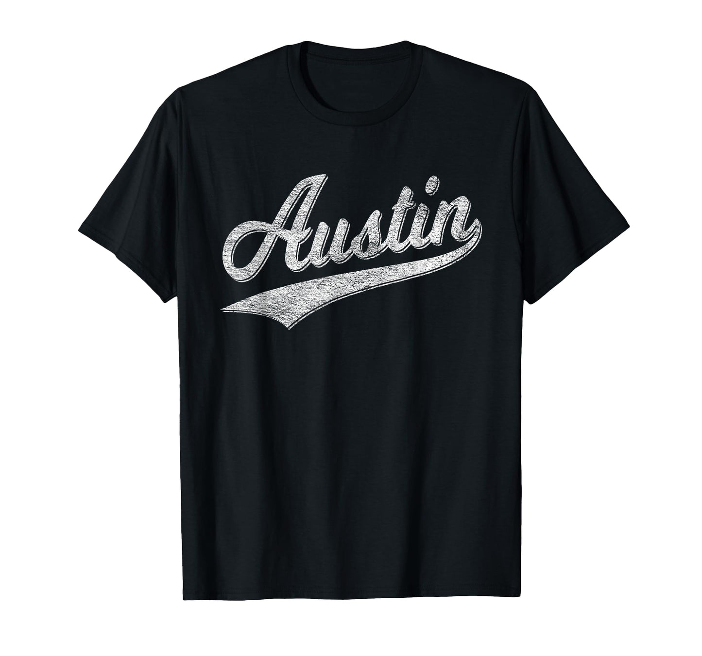Austin Texas Varsity Script Sports T-Shirt - Custom Art Print for Adults - T-Shirt, Sweatshirt, Hoodie