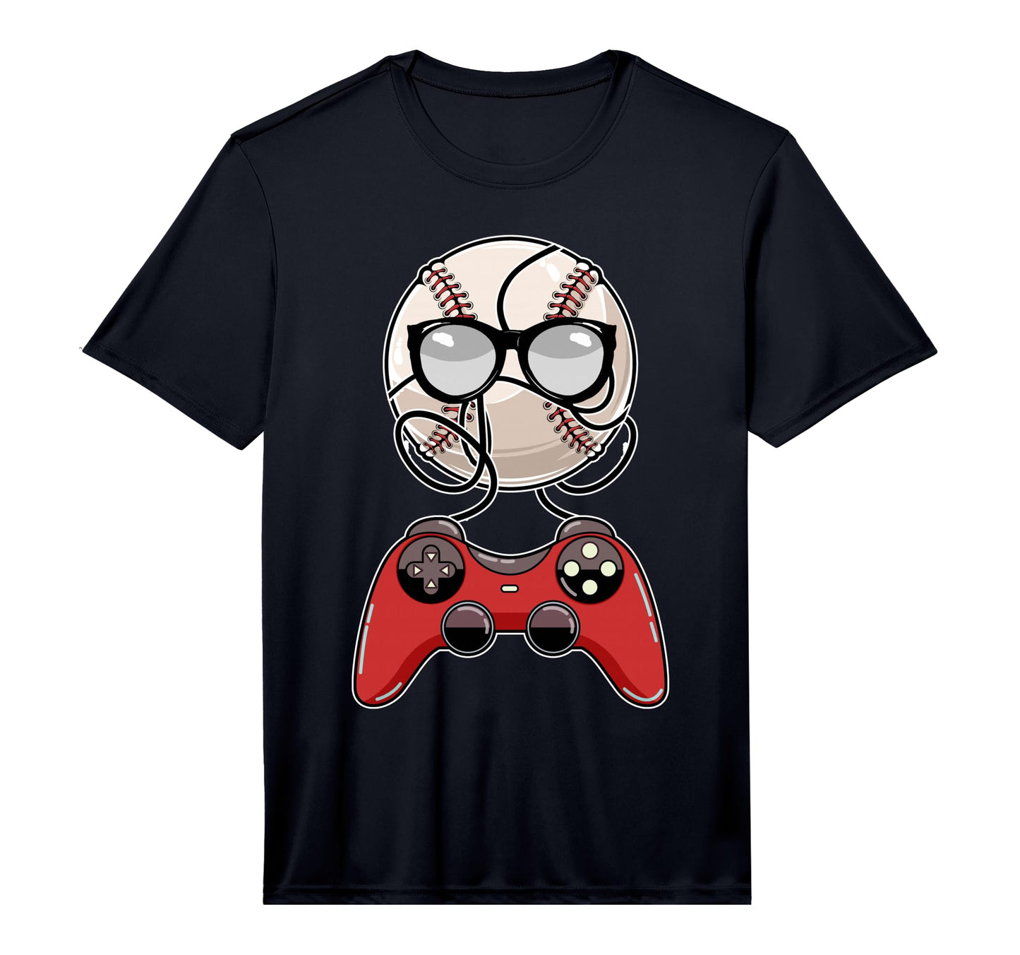 Video Game Controller Baseball Gaming T-Shirt - Unique Graphic for Adults - T-Shirt, Sweatshirt, Hoodie