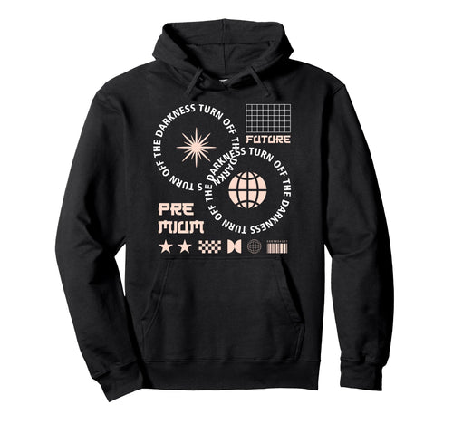 Turn Off Darkness Aesthetic Edgy Streetwear Hoodie - Novelty Apparel Unisex - T-Shirt, Sweatshirt, Hoodie