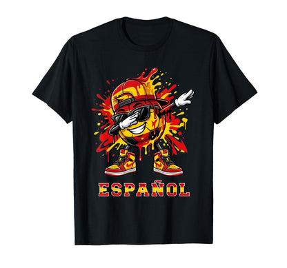 Espa Ol Dabbing Soccer Ball T-Shirt - Casual Everyday Wear Men Women - T-Shirt, Sweatshirt, Hoodie