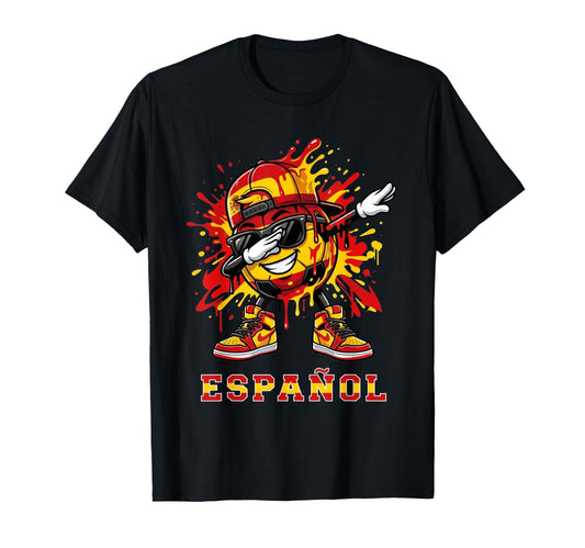 Espa Ol Dabbing Soccer Ball T-Shirt - Casual Everyday Wear Men Women - T-Shirt, Sweatshirt, Hoodie