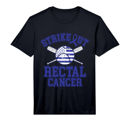 Mens American Flag Strikeout Rectal T-Shirt - Graphic Print Men Women - T-Shirt, Sweatshirt, Hoodie