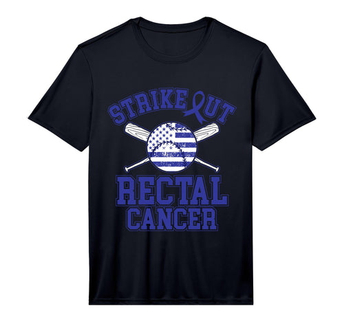 Mens American Flag Strikeout Rectal T-Shirt - Graphic Print Men Women - T-Shirt, Sweatshirt, Hoodie