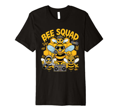 Bees Hip Hop Dance Crew Old School Rap T-Shirt - Graphic Print Men Women - T-Shirt, Sweatshirt, Hoodie