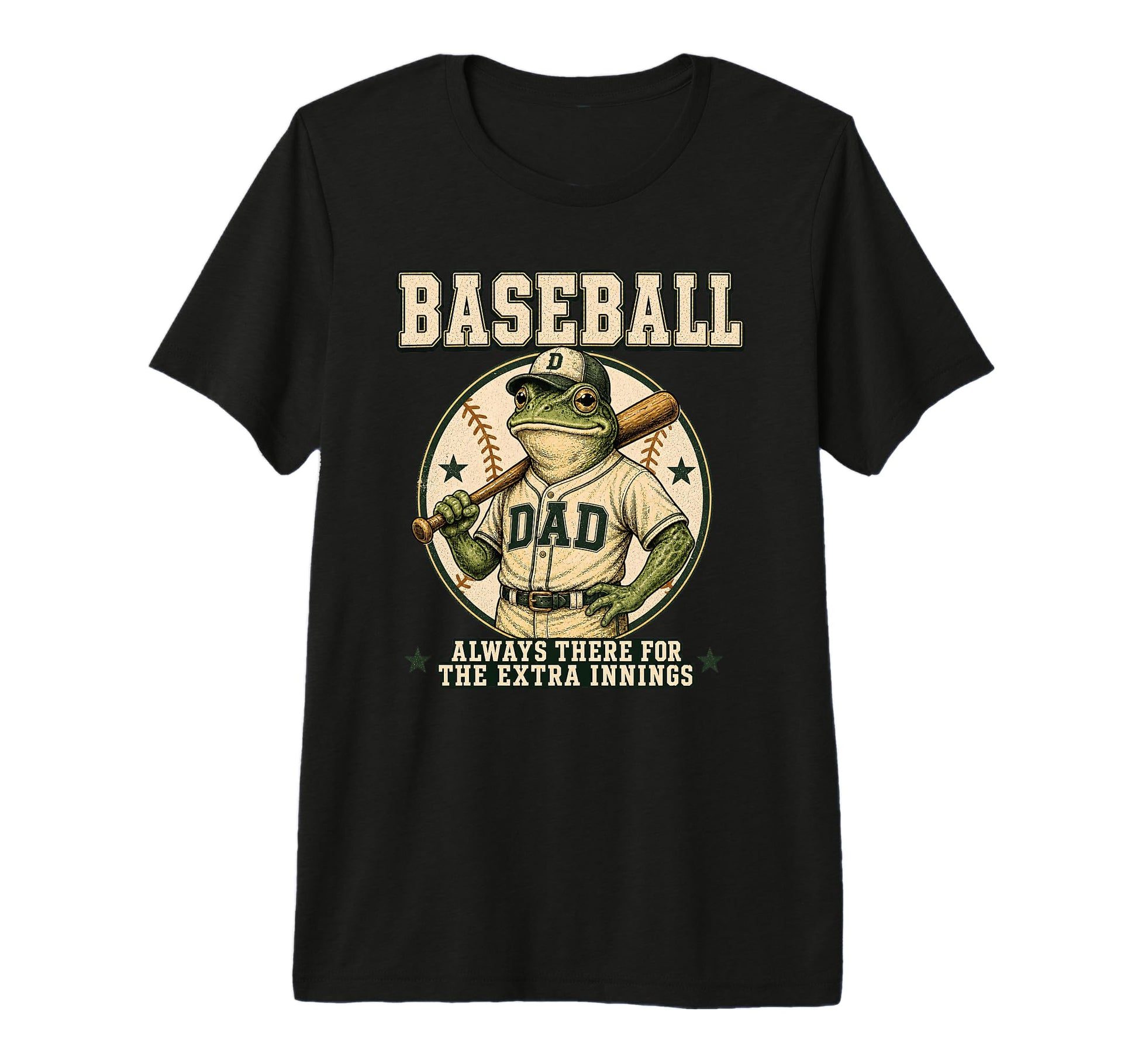 Baseball Dad Always There Extra T-Shirt - Novelty Apparel Men Women - T-Shirt, Sweatshirt, Hoodie