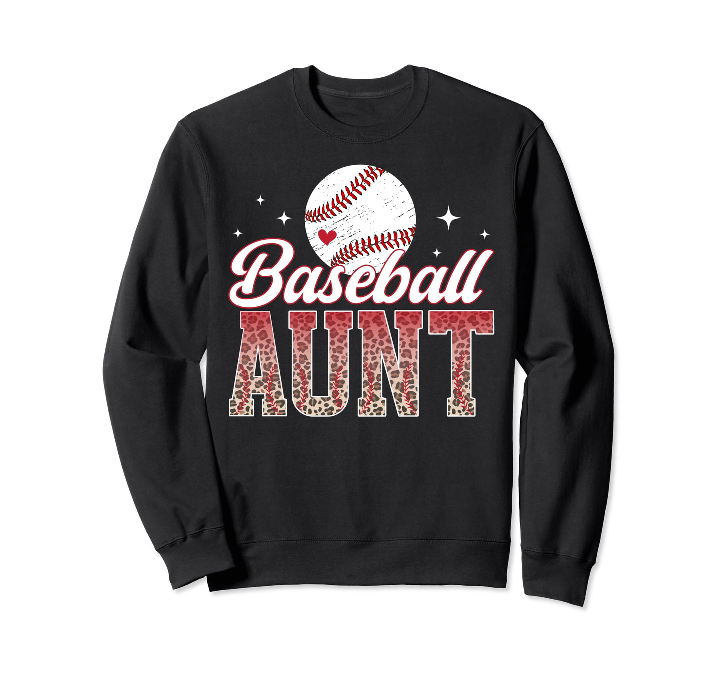 Baseball Aunt Baseball Player Sweatshirt - Unique Graphic for Adults - T-Shirt, Sweatshirt, Hoodie