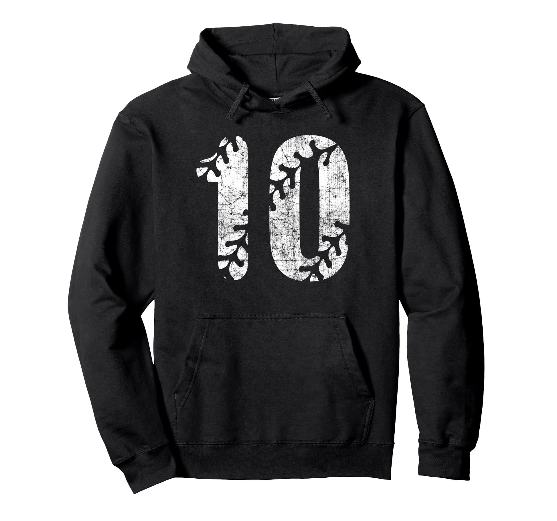 Baseball Softball Mom 10 Number 10 Hoodie - Casual Everyday Wear Unisex - T-Shirt, Sweatshirt, Hoodie