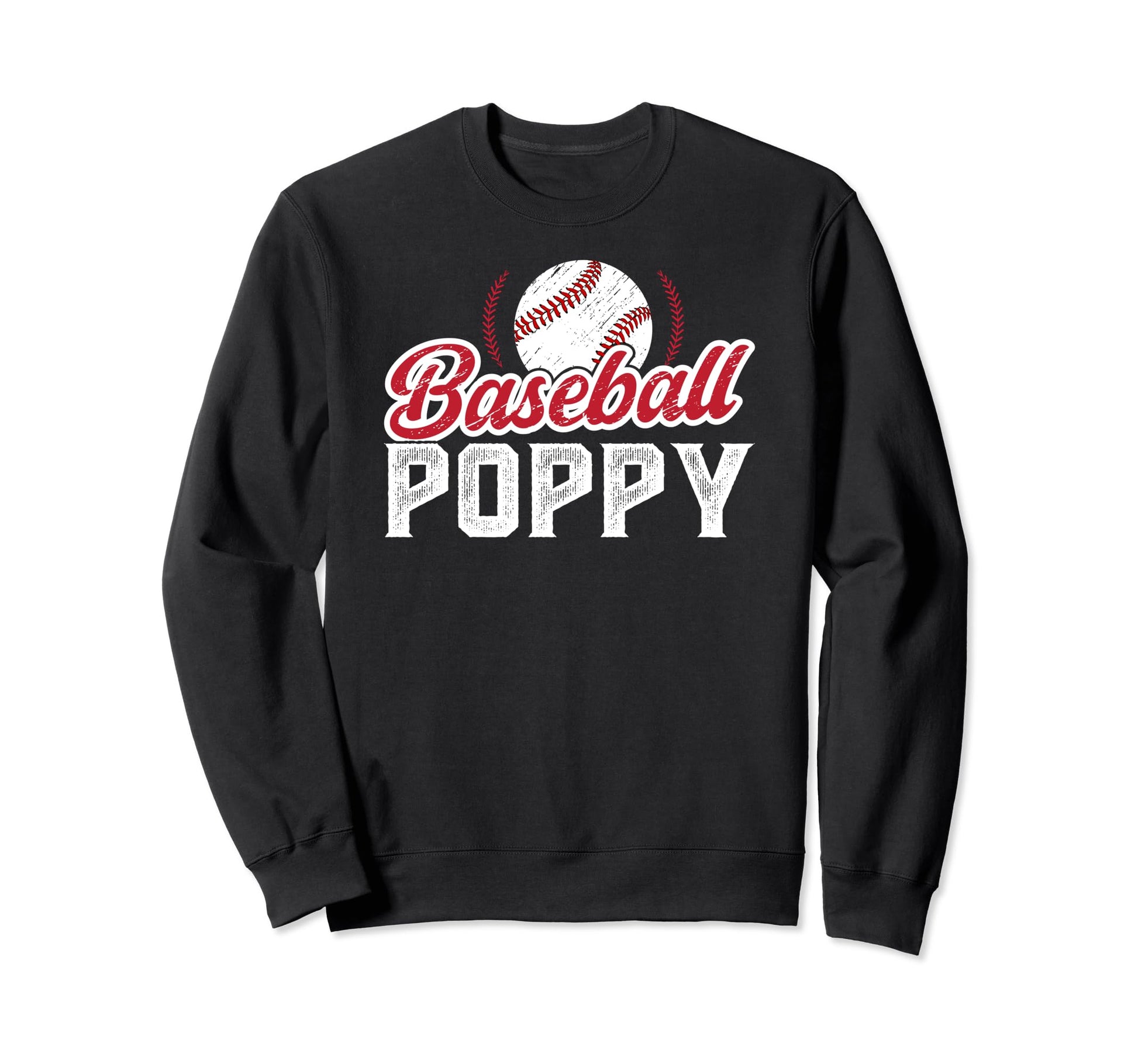 Baseball Poppy Proud Poppy Sweatshirt - Custom Art Print Men Women - T-Shirt, Sweatshirt, Hoodie