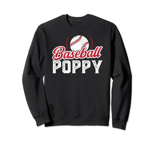 Baseball Poppy Proud Poppy Sweatshirt - Custom Art Print Men Women - T-Shirt, Sweatshirt, Hoodie