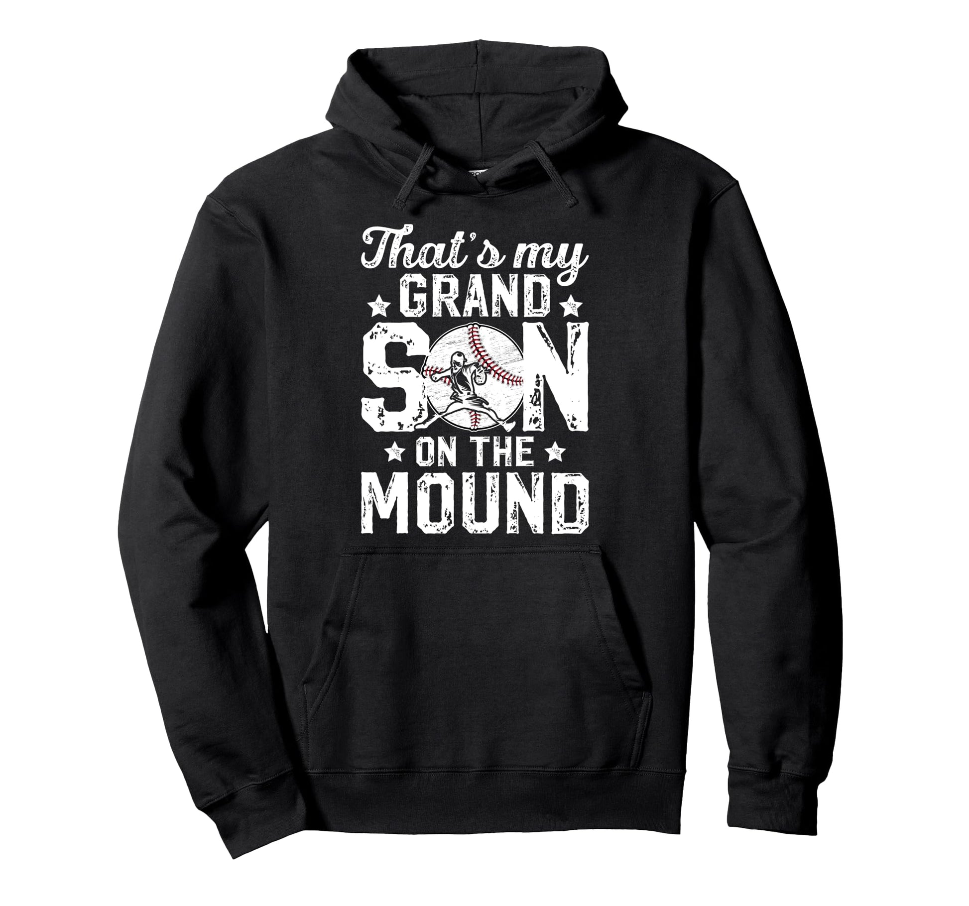 Proud Baseball Pitcher Grandpa Baseball Hoodie - Fun Novelty Design Unisex - T-Shirt, Sweatshirt, Hoodie