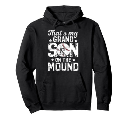 Proud Baseball Pitcher Grandpa Baseball Hoodie - Fun Novelty Design Unisex - T-Shirt, Sweatshirt, Hoodie