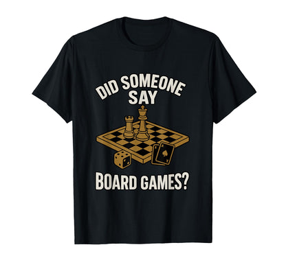 Board Game Dad Chess Daddy Board Gamer T-Shirt - Minimalist Print Unisex - T-Shirt, Sweatshirt, Hoodie