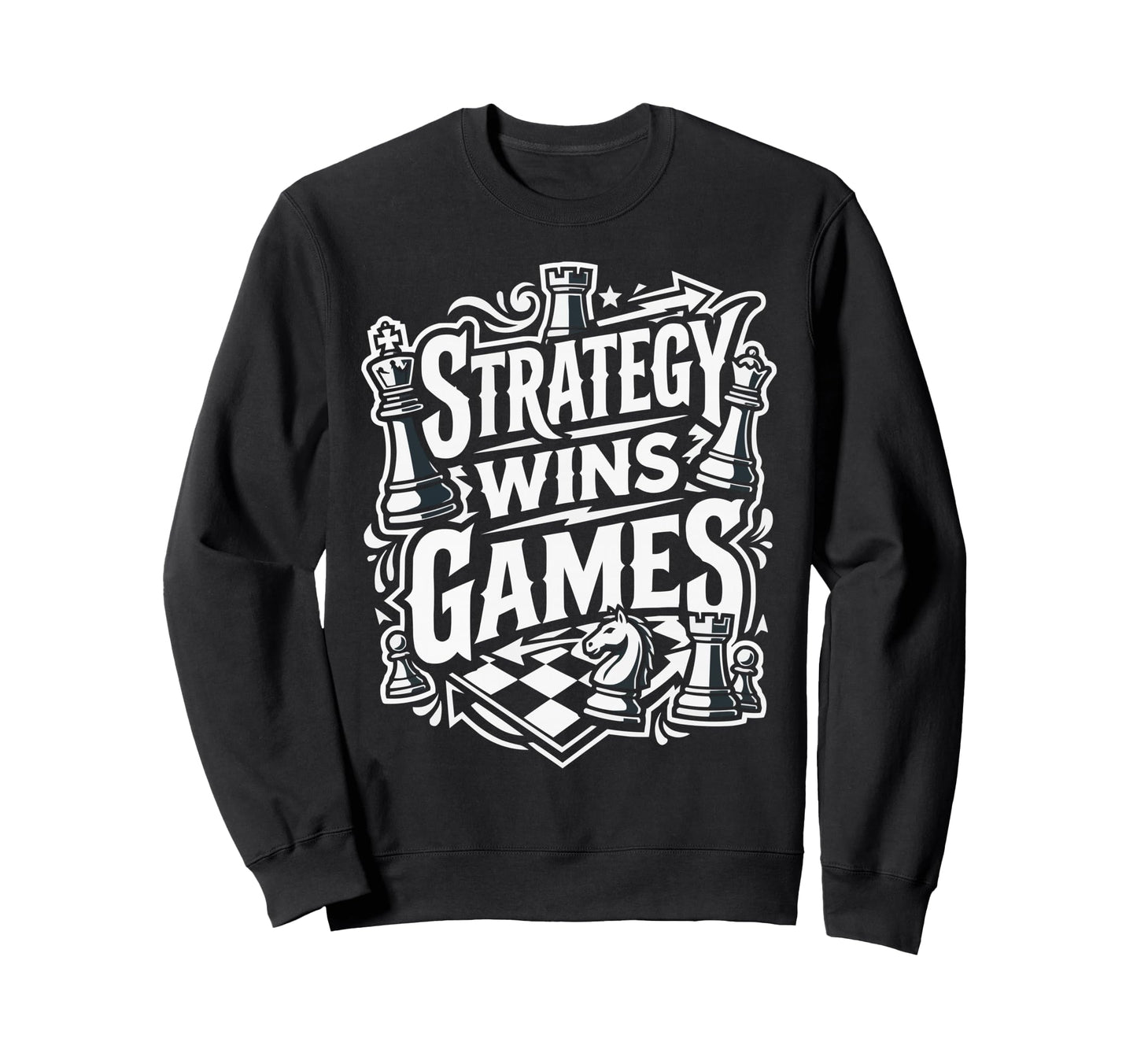Chess Dad Board Game Daddy Sweatshirt - Custom Art Print for Adults - T-Shirt, Sweatshirt, Hoodie