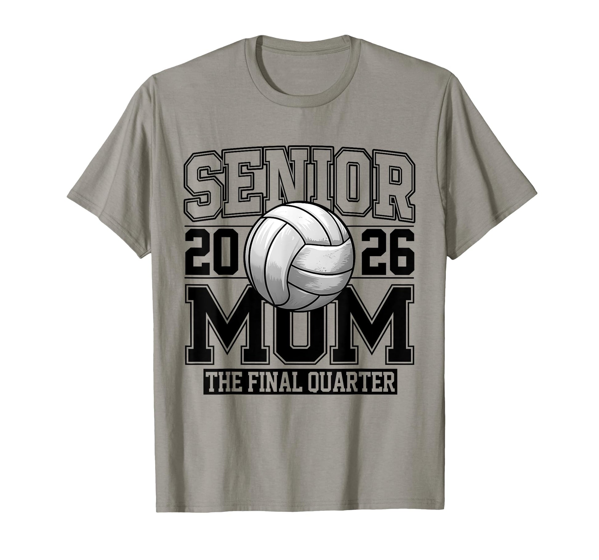 Senior Volleyball Mom Volleyball T-Shirt - Custom Art Print for Adults - T-Shirt, Sweatshirt, Hoodie