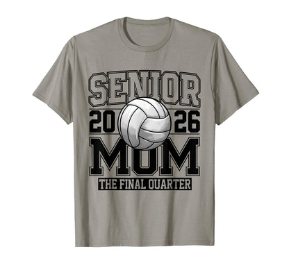 Senior Volleyball Mom Volleyball T-Shirt - Custom Art Print for Adults - T-Shirt, Sweatshirt, Hoodie
