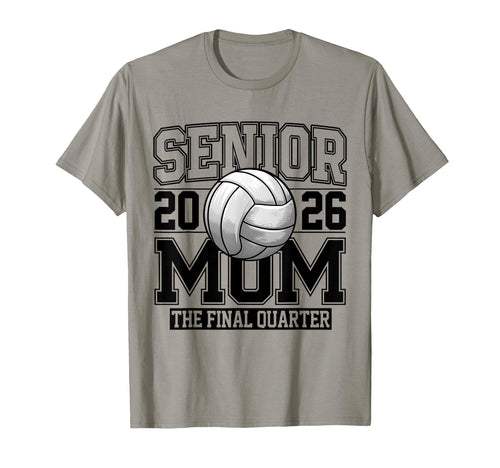 Senior Volleyball Mom Volleyball T-Shirt - Custom Art Print for Adults - T-Shirt, Sweatshirt, Hoodie