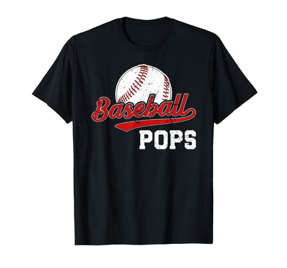 Baseball Pops Grandpa Pops Baseball T-Shirt - Streetwear Style Unisex - T-Shirt, Sweatshirt, Hoodie