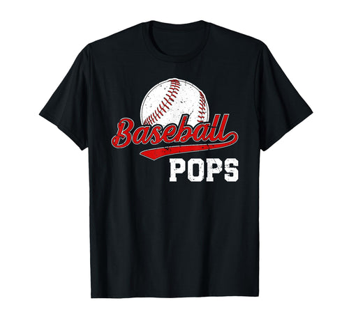 Baseball Pops Grandpa Pops Baseball T-Shirt - Streetwear Style Unisex - T-Shirt, Sweatshirt, Hoodie