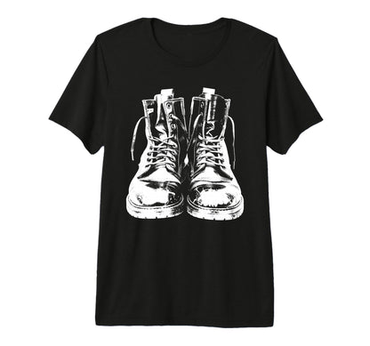 Punk Rock Combat Boots 90S T-Shirt - Casual Everyday Wear for Adults - T-Shirt, Sweatshirt, Hoodie