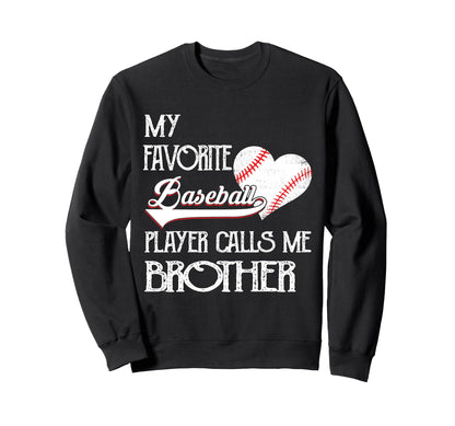 Heart Love Favorite Baseball Player Sweatshirt - Unique Graphic for Adults - T-Shirt, Sweatshirt, Hoodie