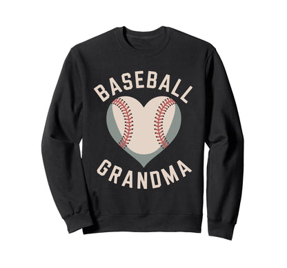 Grandmother Baseball Grandma Sweatshirt - Trendy Graphic Men Women - T-Shirt, Sweatshirt, Hoodie
