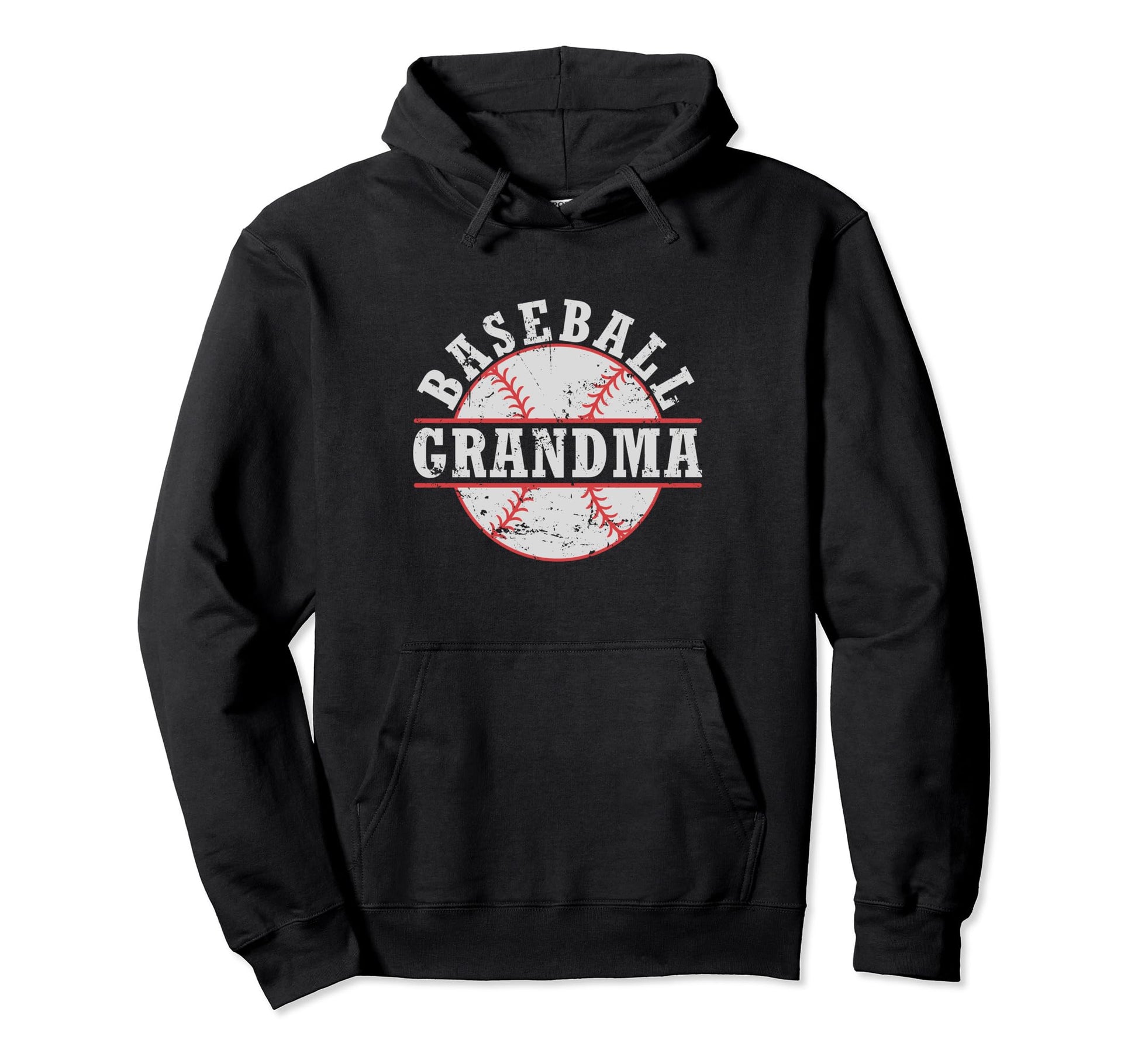 Baseball Grandma Hoodie - Casual Everyday Wear Men Women - T-Shirt, Sweatshirt, Hoodie