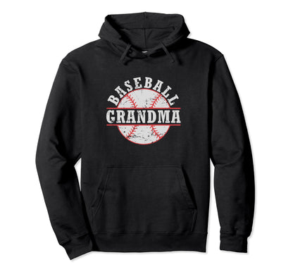 Baseball Grandma Hoodie - Casual Everyday Wear Men Women - T-Shirt, Sweatshirt, Hoodie