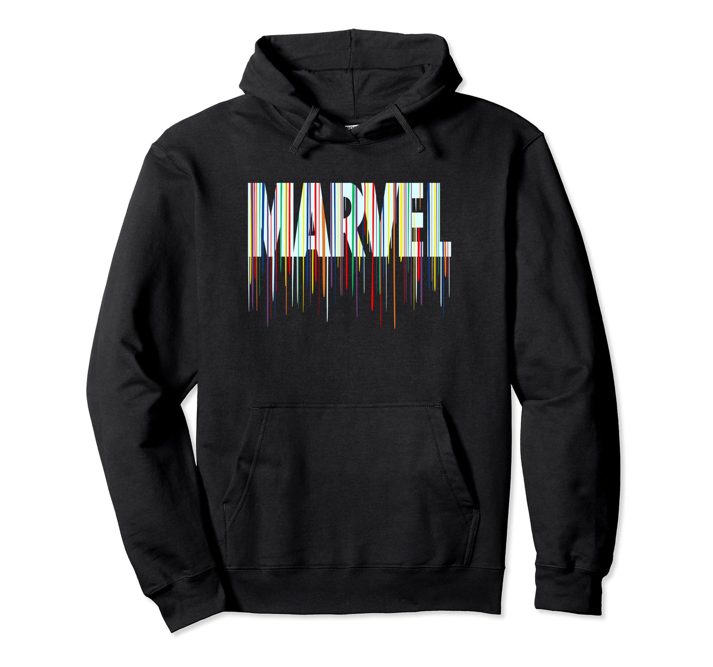 Marvel Comics Rainbow Paint Drip Logo Hoodie - Aesthetic Graphic Unisex - T-Shirt, Sweatshirt, Hoodie