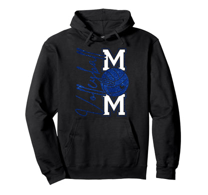 Volleyball Mom Game Day Mama Hoodie - Fun Novelty Design Men Women - T-Shirt, Sweatshirt, Hoodie