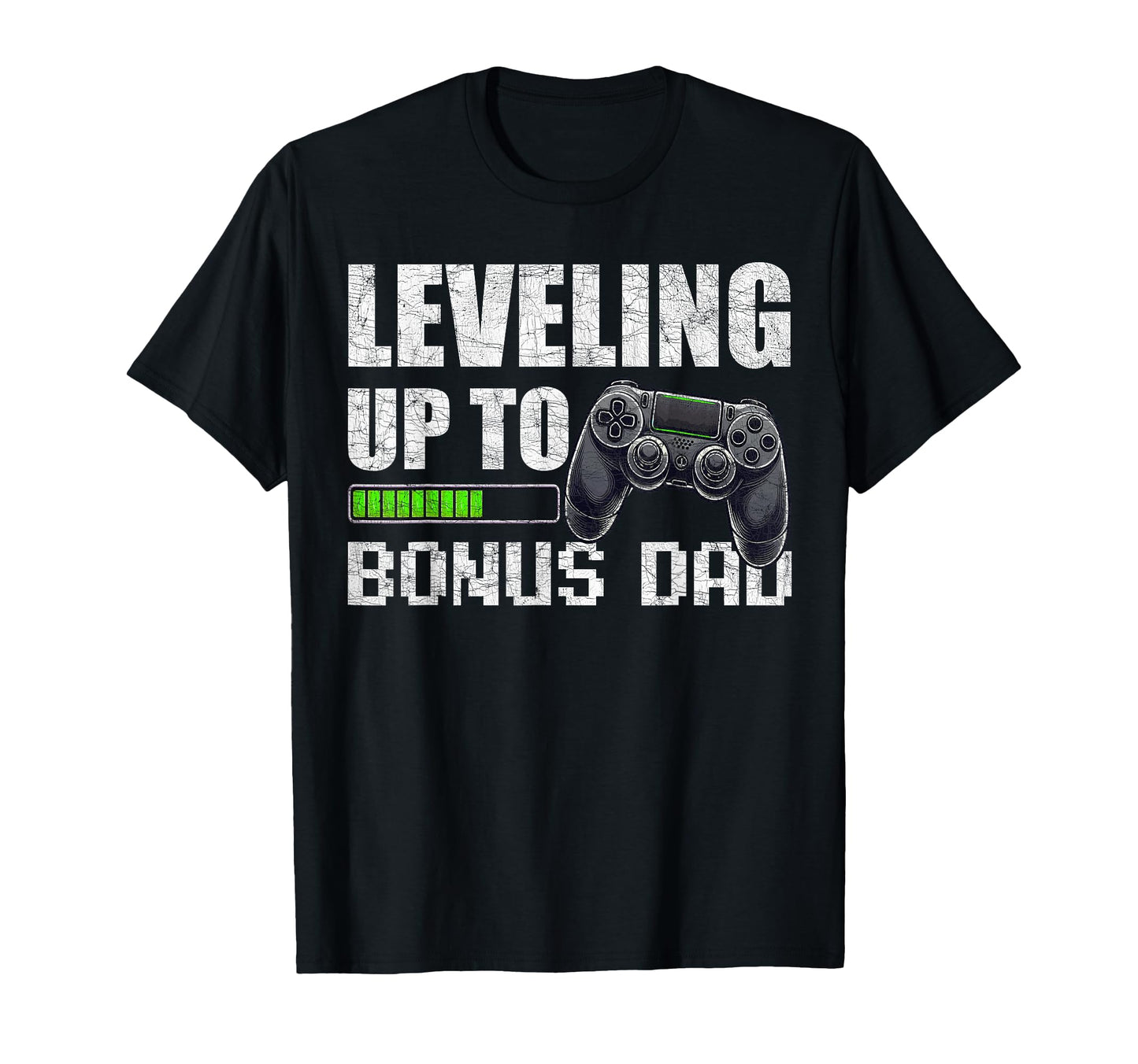 Gamer Stepdad Fathers Day Leveling Up T-Shirt - Trendy Graphic Men Women - T-Shirt, Sweatshirt, Hoodie