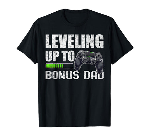 Gamer Stepdad Fathers Day Leveling Up T-Shirt - Trendy Graphic Men Women - T-Shirt, Sweatshirt, Hoodie