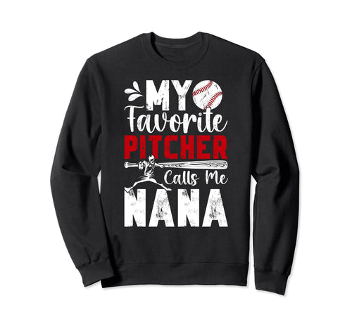 My Favorite Baseball Pitcher Sweatshirt - Casual Everyday Wear for Adults - T-Shirt, Sweatshirt, Hoodie