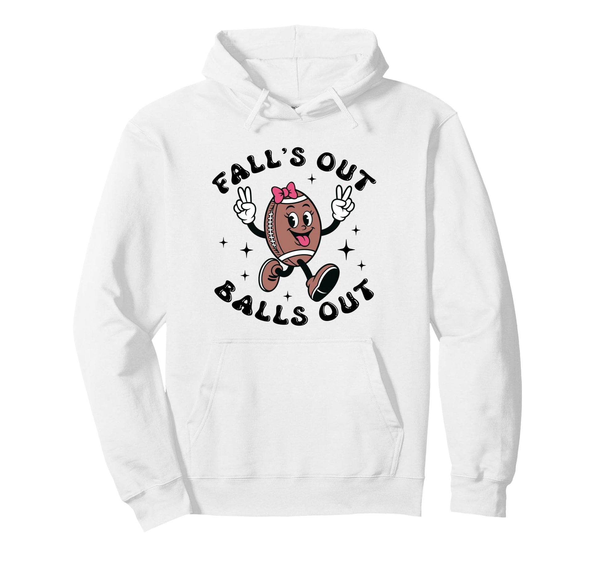 Funny Football Mom Gameday Art Falls Out Hoodie - Graphic Print for Adults - T-Shirt, Sweatshirt, Hoodie