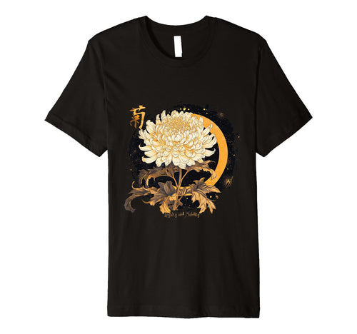 Japanese Chrysanthemum Vaporwave T-Shirt - Aesthetic Graphic for Adults - T-Shirt, Sweatshirt, Hoodie