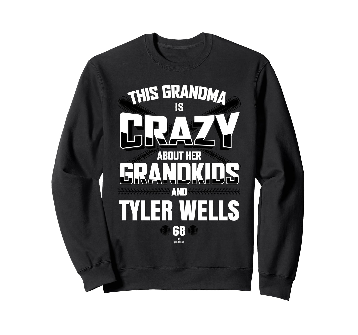 Grandma Crazy Tyler Wells Sweatshirt - Aesthetic Graphic for Adults - T-Shirt, Sweatshirt, Hoodie