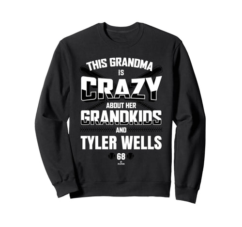 Grandma Crazy Tyler Wells Sweatshirt - Aesthetic Graphic for Adults - T-Shirt, Sweatshirt, Hoodie