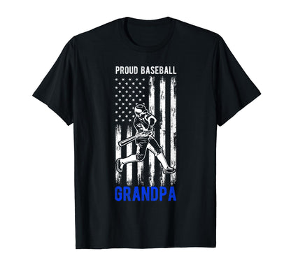 Proud Baseball Grandpa Family Team T-Shirt - Streetwear Style for Adults - T-Shirt, Sweatshirt, Hoodie
