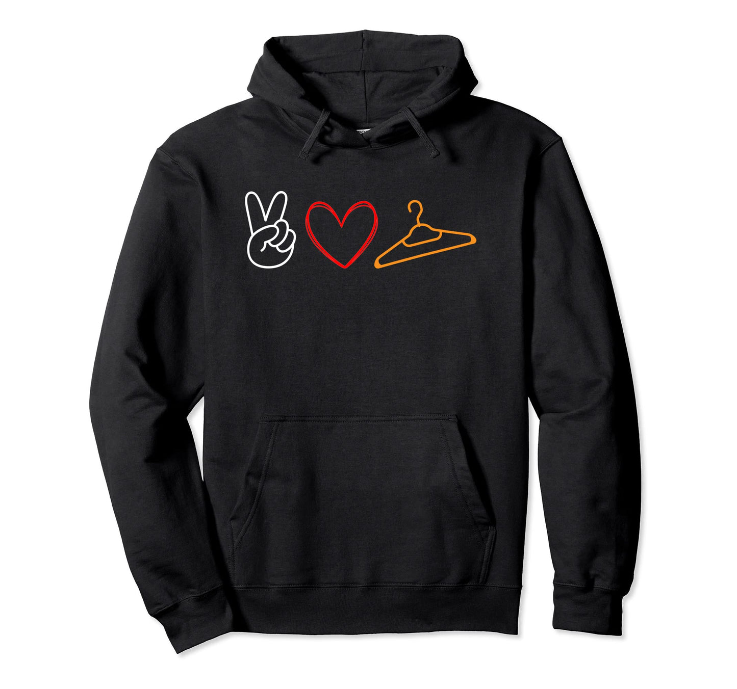 Peace Love Thrifting Thrift Store Hoodie - Graphic Print Unisex - T-Shirt, Sweatshirt, Hoodie
