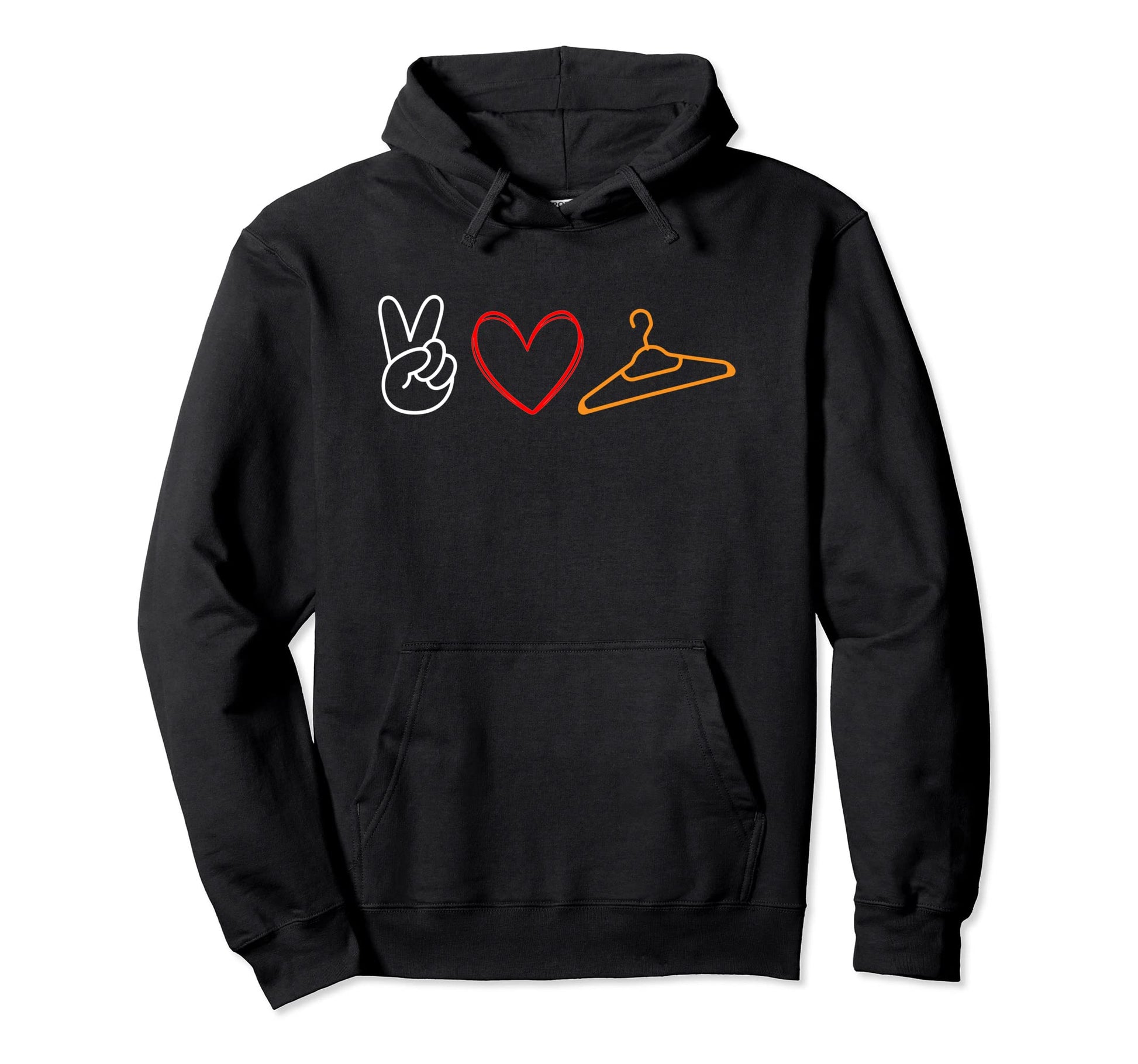 Peace Love Thrifting Thrift Store Hoodie - Graphic Print Unisex - T-Shirt, Sweatshirt, Hoodie
