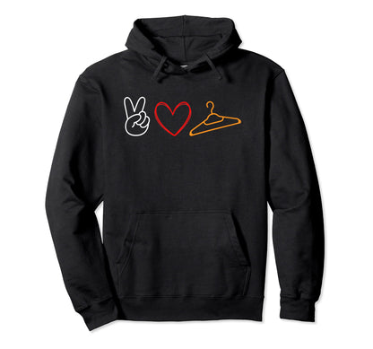 Peace Love Thrifting Thrift Store Hoodie - Graphic Print Unisex - T-Shirt, Sweatshirt, Hoodie