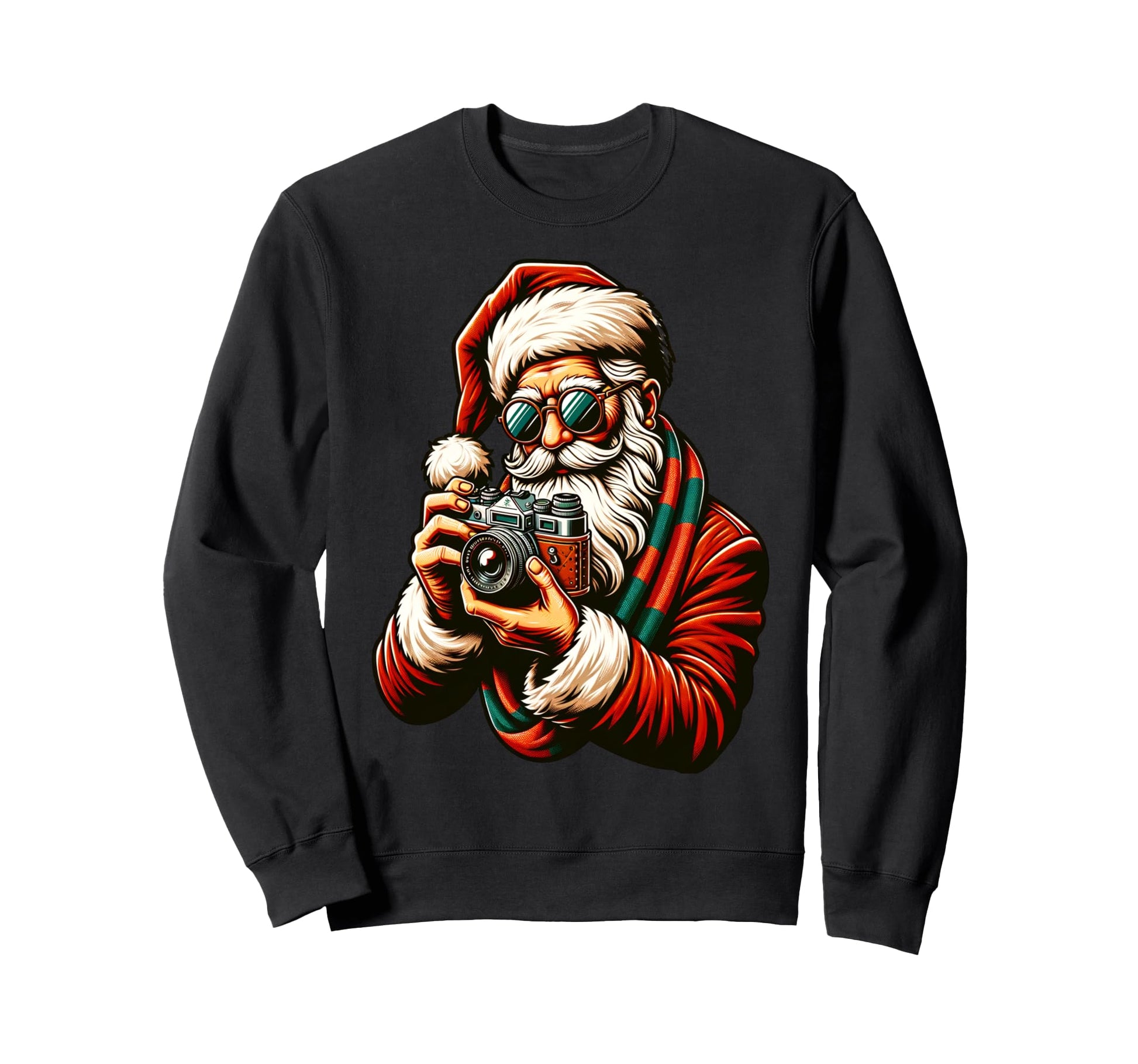 Photographer Costume Sants Sweatshirt - Aesthetic Graphic for Adults - T-Shirt, Sweatshirt, Hoodie