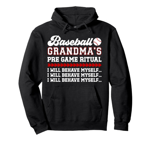 Baseball Grandma Funny Grandma Baseball Hoodie - Streetwear Style Unisex - T-Shirt, Sweatshirt, Hoodie
